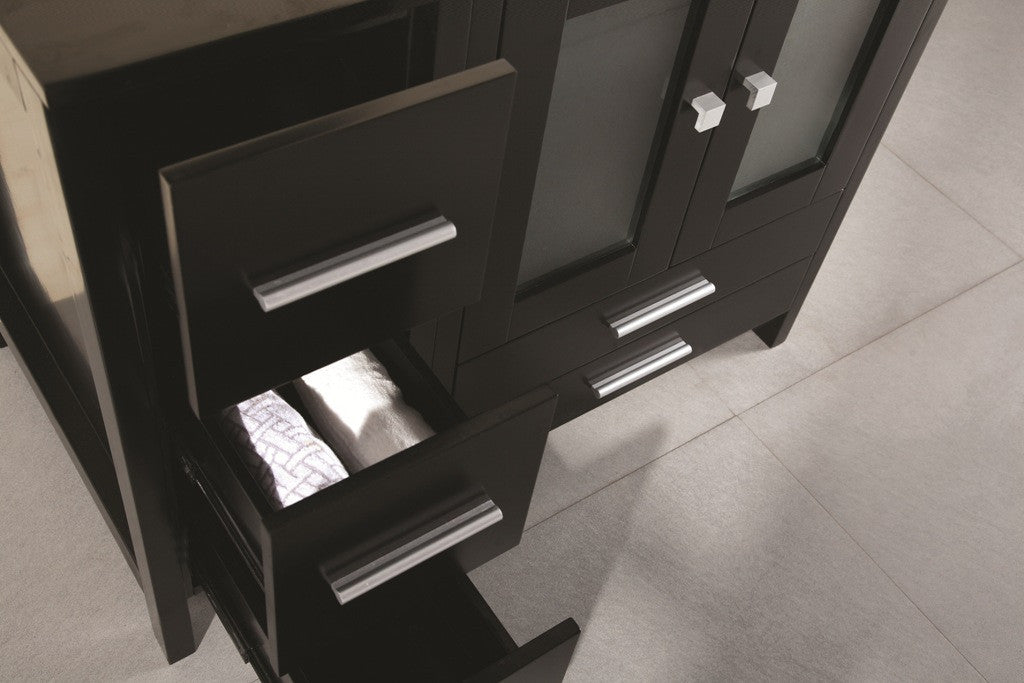 DESIGN ELEMENT Arlington 36" Single Vessel Sink Vanity - Espresso