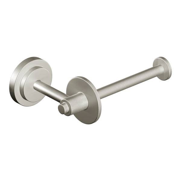 MOEN Iso brushed nickel single-post paper holder