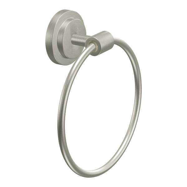 MOEN Iso brushed nickel towel ring