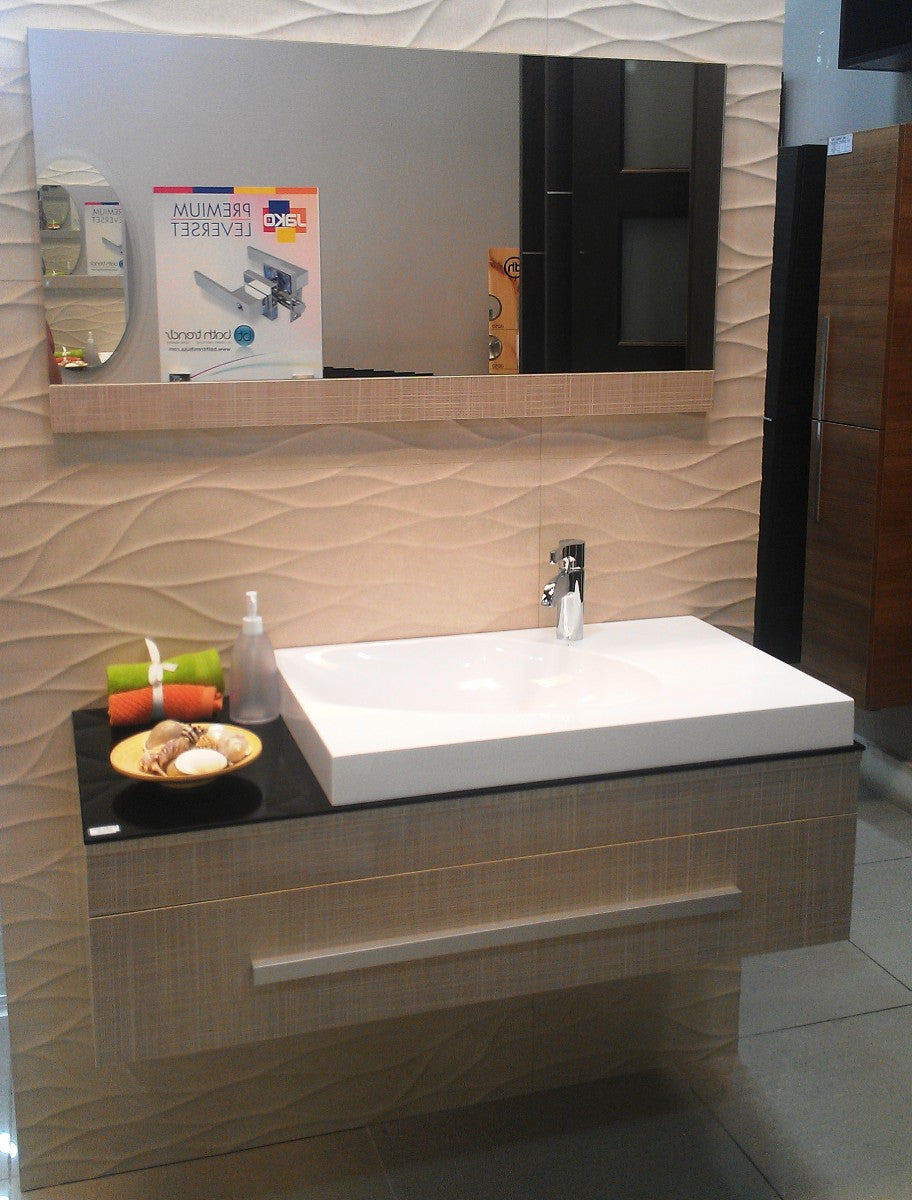 Aquamoon Eros 43 Modern Bathroom Vanity Set - Ashwood