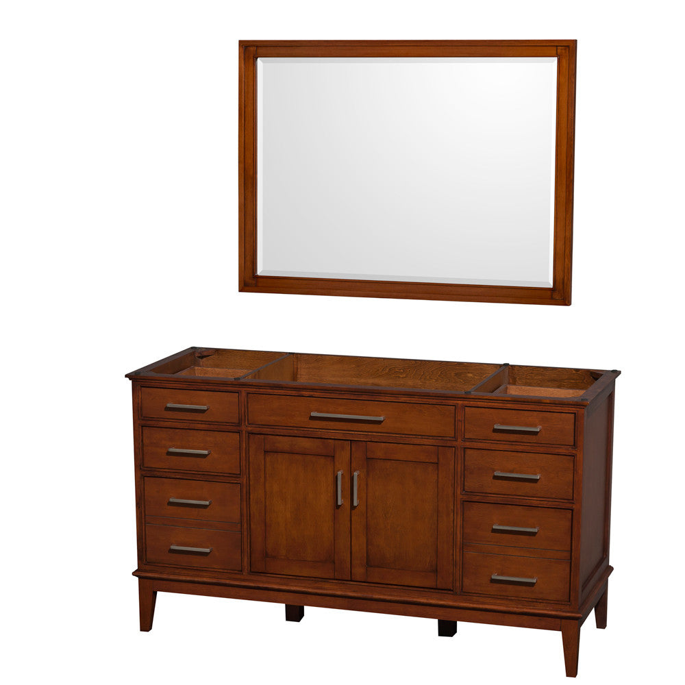 Hatton 60-Inch Single Bathroom Vanity - Light Chestnut