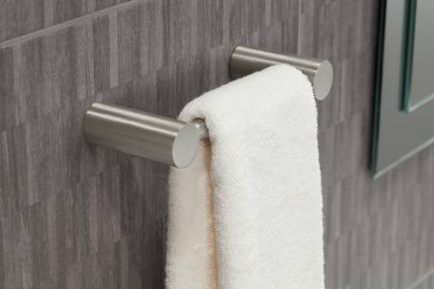 MOEN Align brushed nickel towel ring