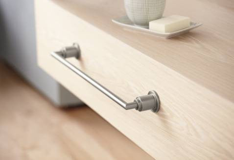 MOEN Arris brushed nickel 24" towel bar