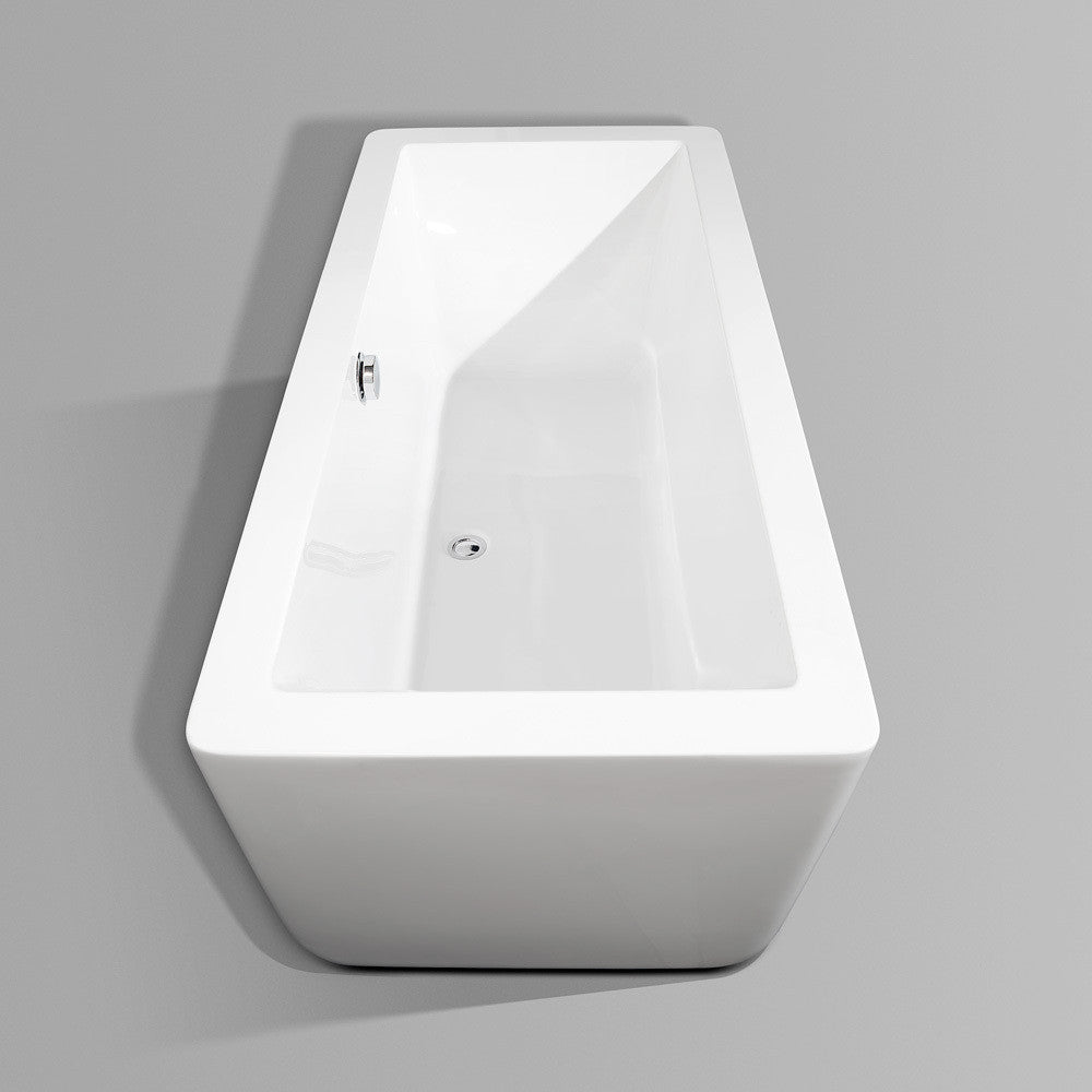 Laura 59" Small Soaking Bathtub By Wyndham Collection