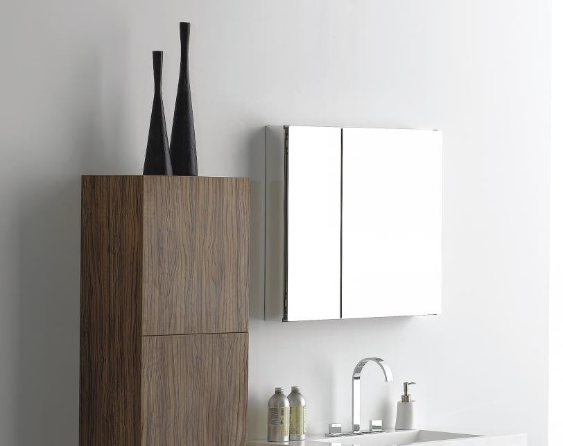 Aqua Decor 900 Modern Bathroom Medicine Cabinet W/ Mirrors - 29 1/2 Inches