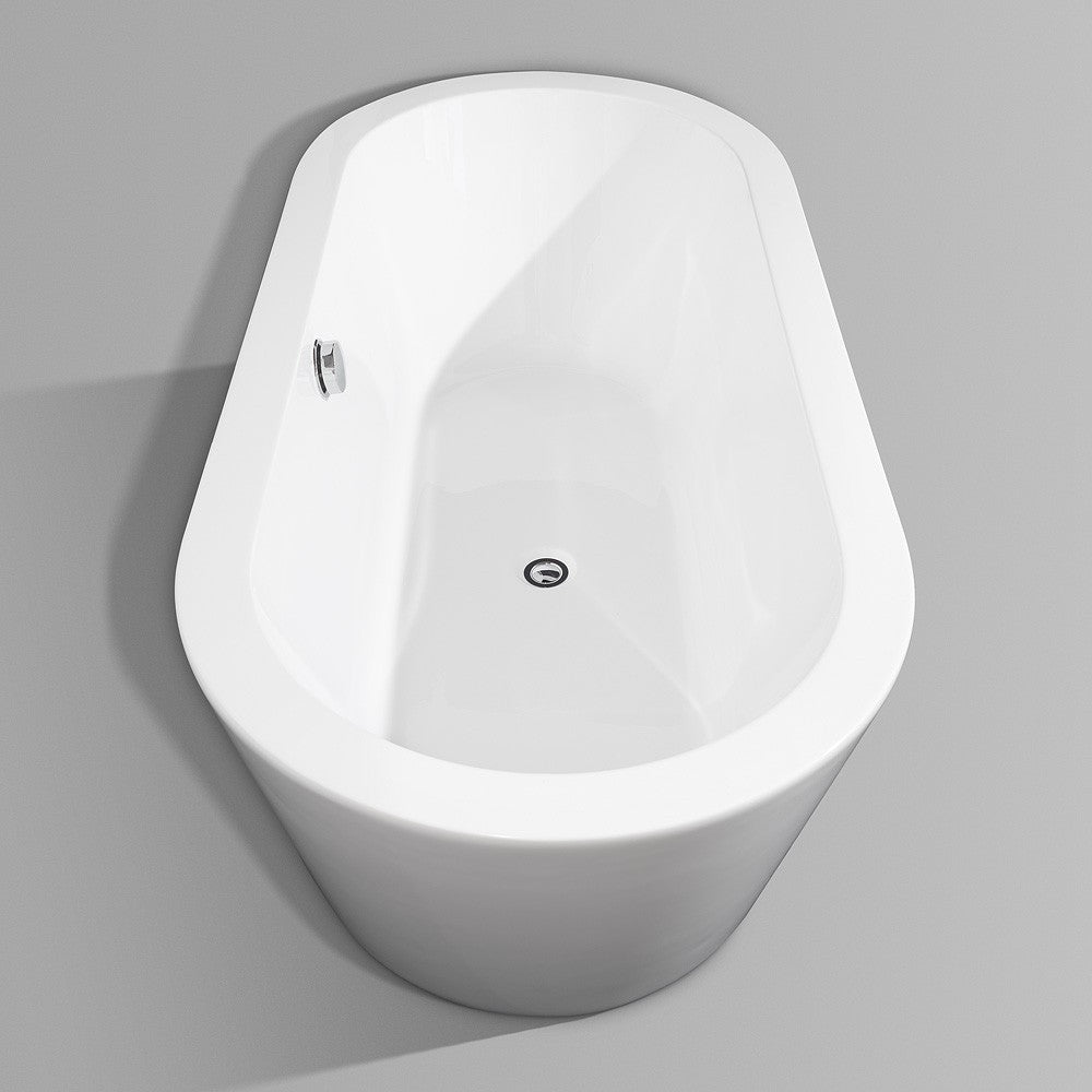 Mermaid 67" Soaking Bathtub By Wyndham Collection