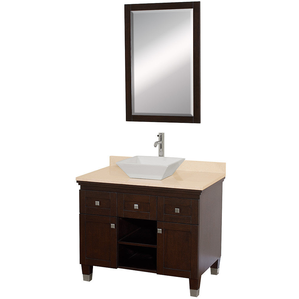 WYNDHAM COLLECTION Premiere 36-Inch Bathroom Vanity Set - Espresso