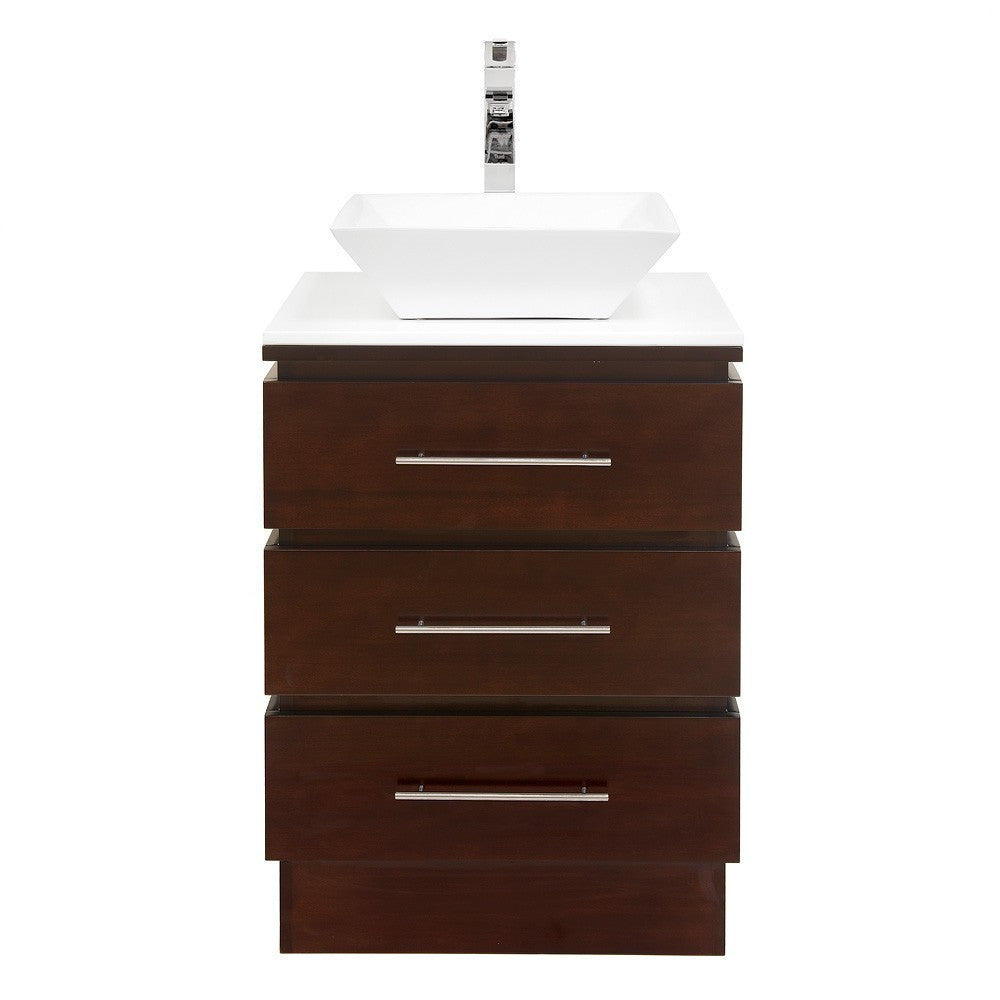 WYNDHAM COLLECTION Rioni 22-Inch Vanity Set - Espresso