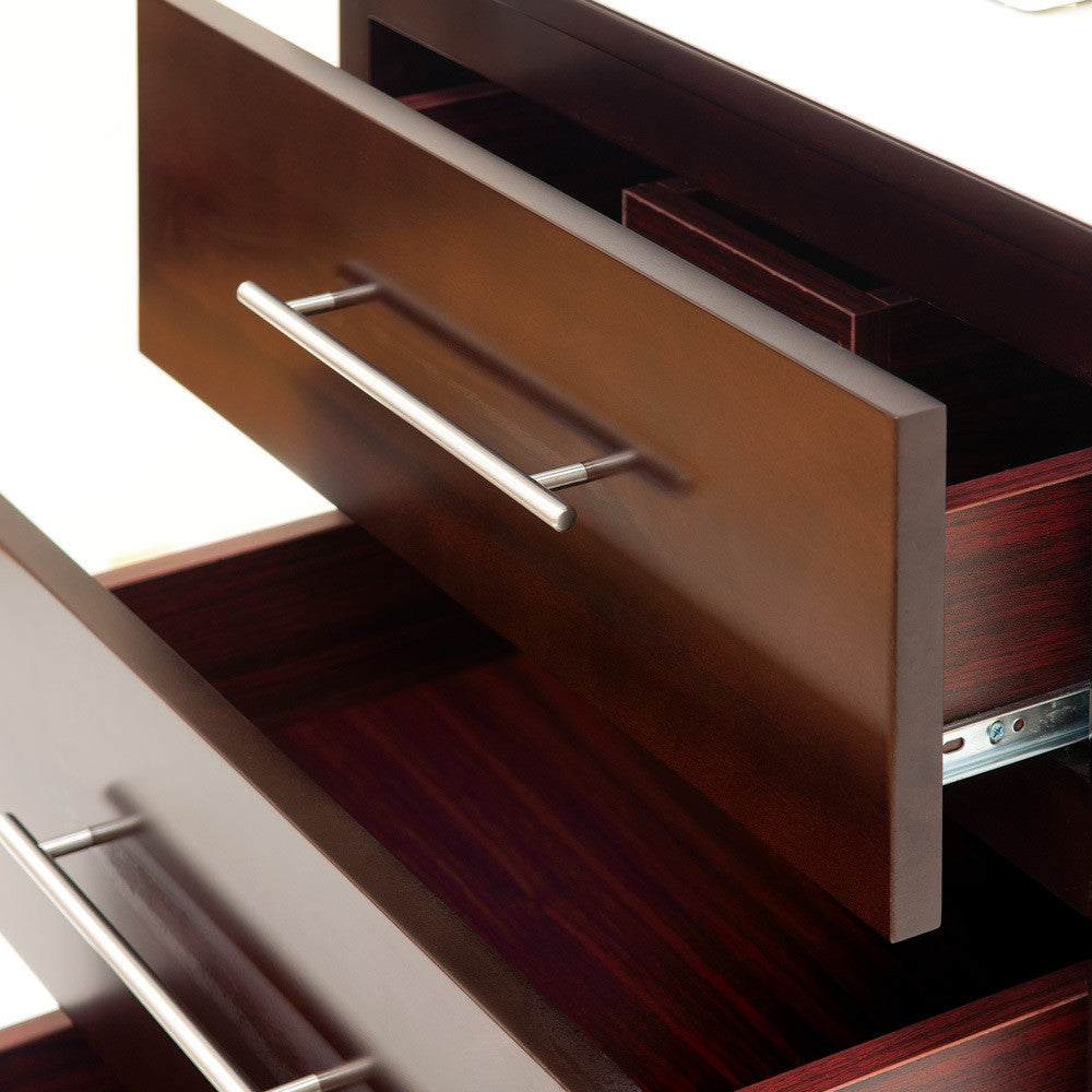 WYNDHAM COLLECTION Rioni 22-Inch Vanity Set - Espresso