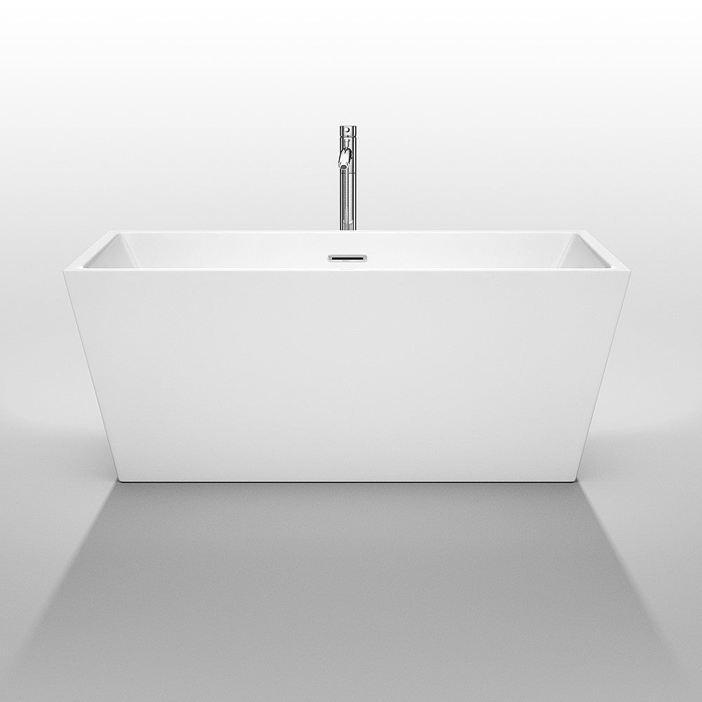 WYNDHAM COLLECTION Sara 59-Inch Soaking Bathtub