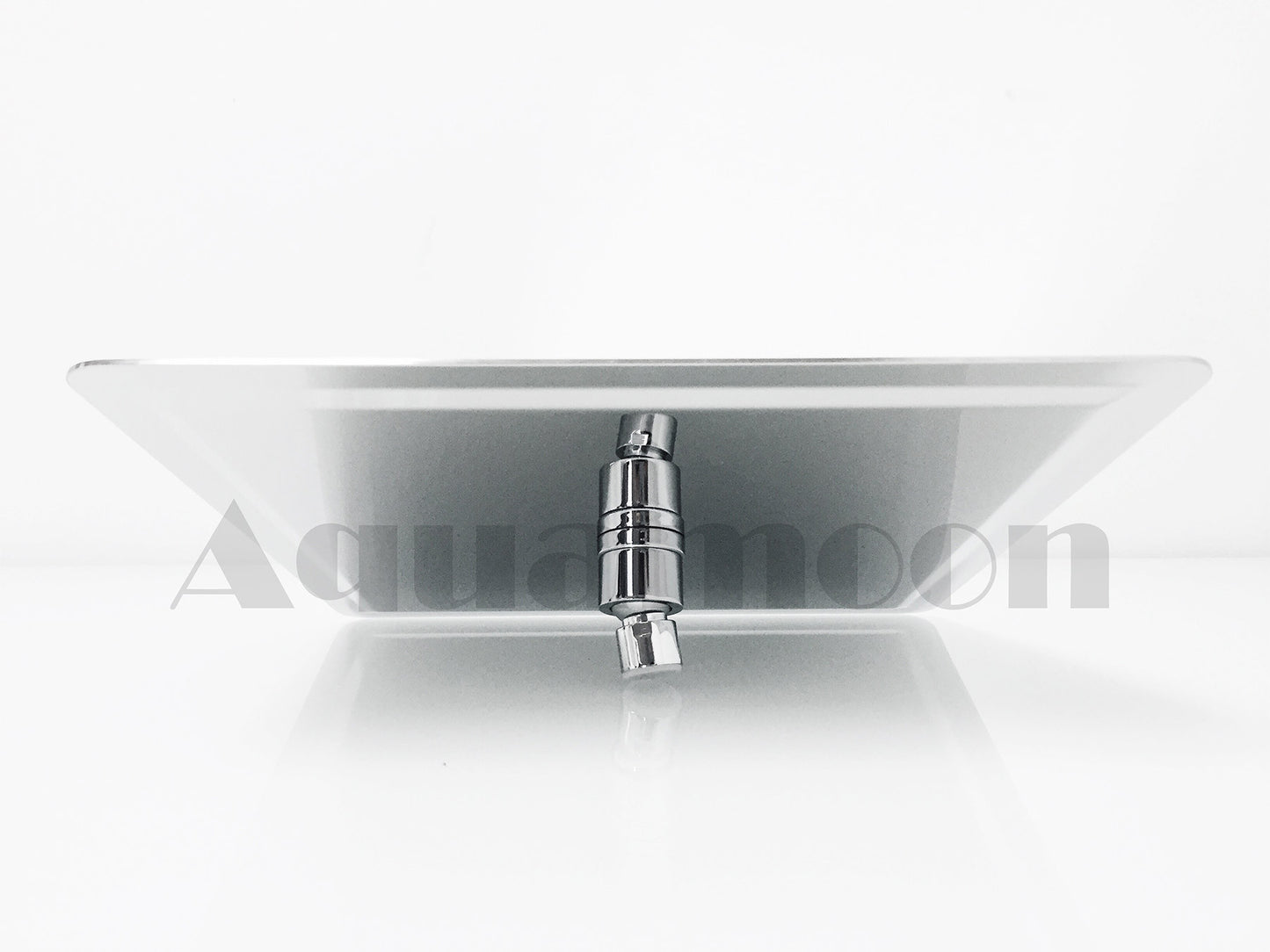 Aquamoon 12 Inch Square Ultra Thin Rain Shower Head - Chrome