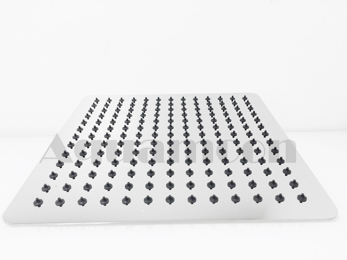 Aquamoon 12 Inch Square Ultra Thin Rain Shower Head - Chrome