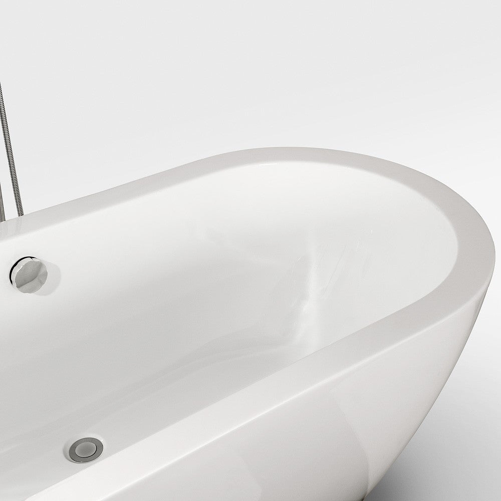 WYNDHAM COLLECTION Soho 68-Inch Soaking Bathtub