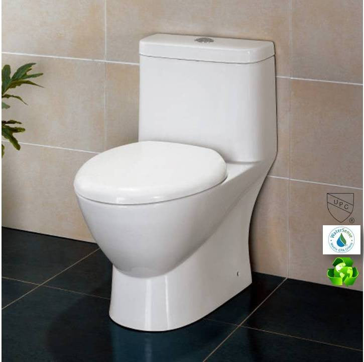 Eago T346 Modern One Piece Toilet - White