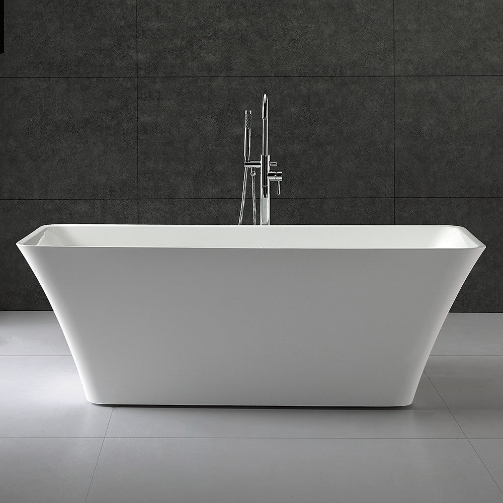 WYNDHAM COLLECTION Tiffany 67-Inch Large Soaking Bathtub