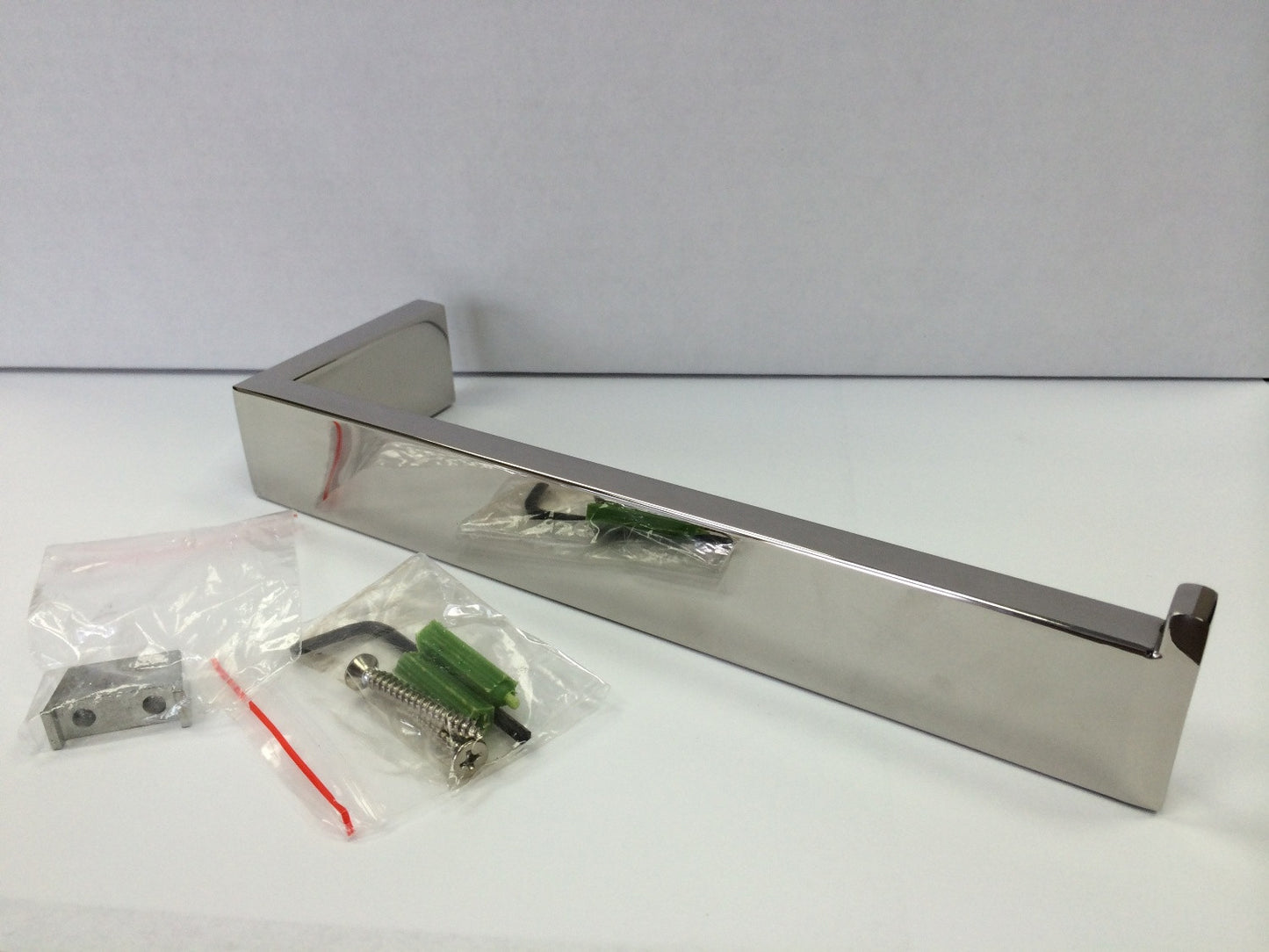 AQUA DECOR ACC 34 Hand Towel Holder Modern Bathroom Accessory - Chrome