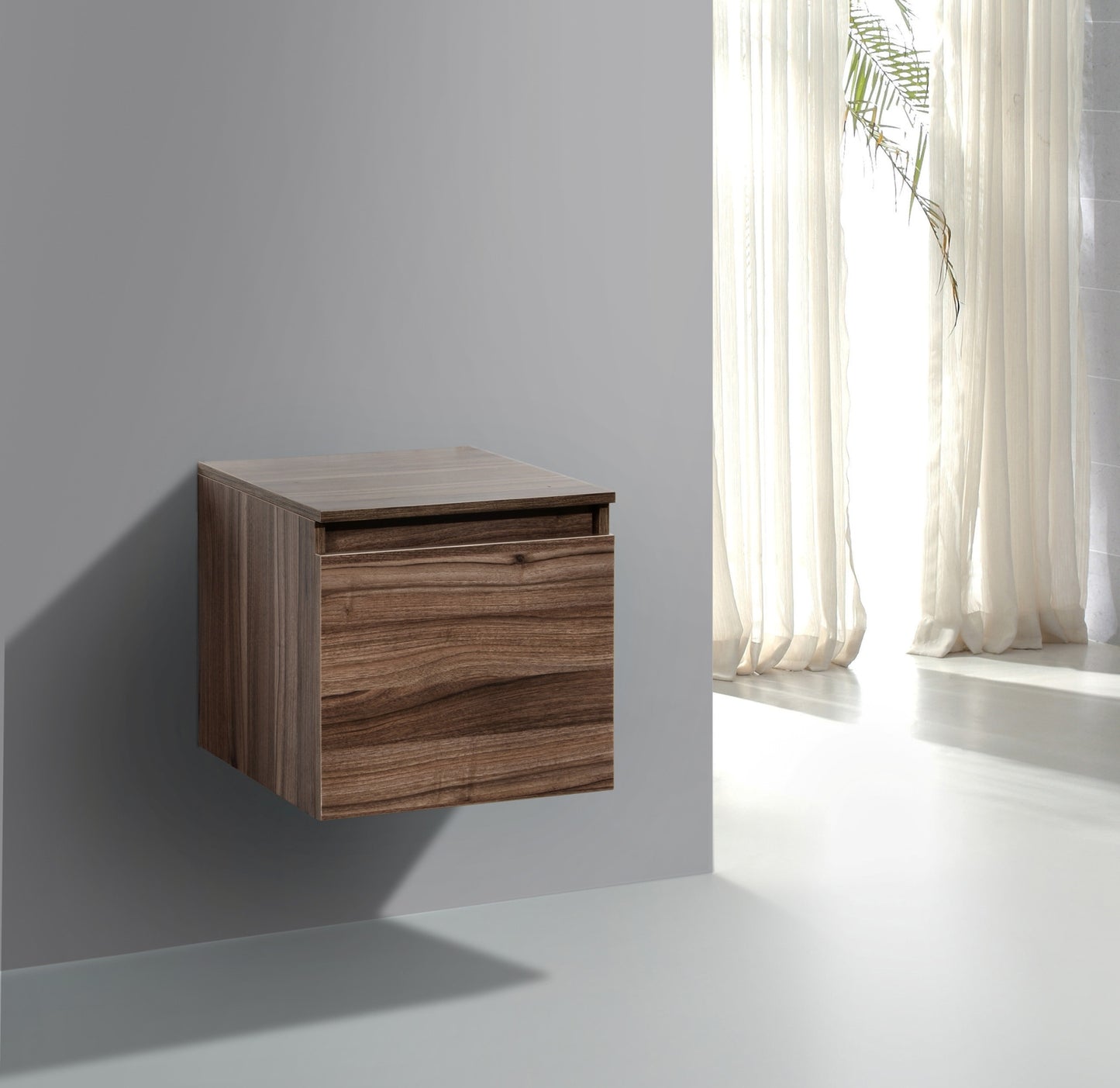 Aquamoon Venice 36 Modern Bathroom Vanity Set - Walnut