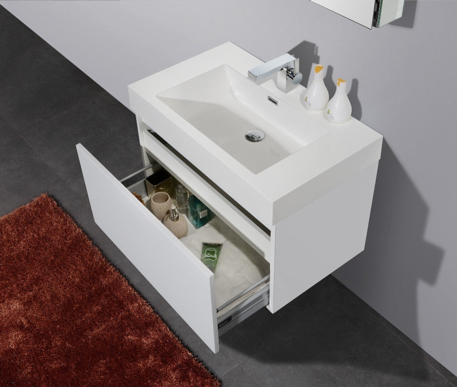 Aquamoon Venice 31" Modern Bathroom Vanity Set - White