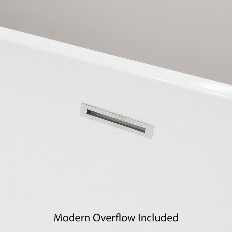 WYNDHAM COLLECTION Maryam 71" Soaking Bathtub