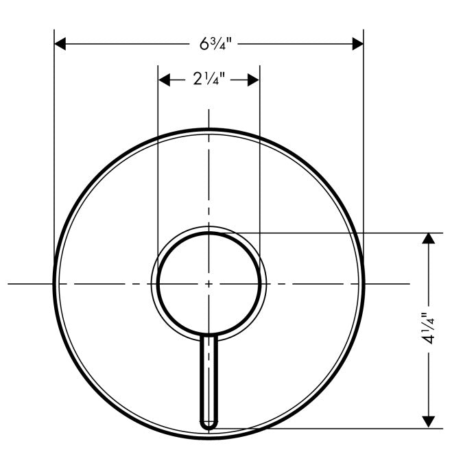 HANSGROHE Metris Ecostat Modern Bathroom Shower Set