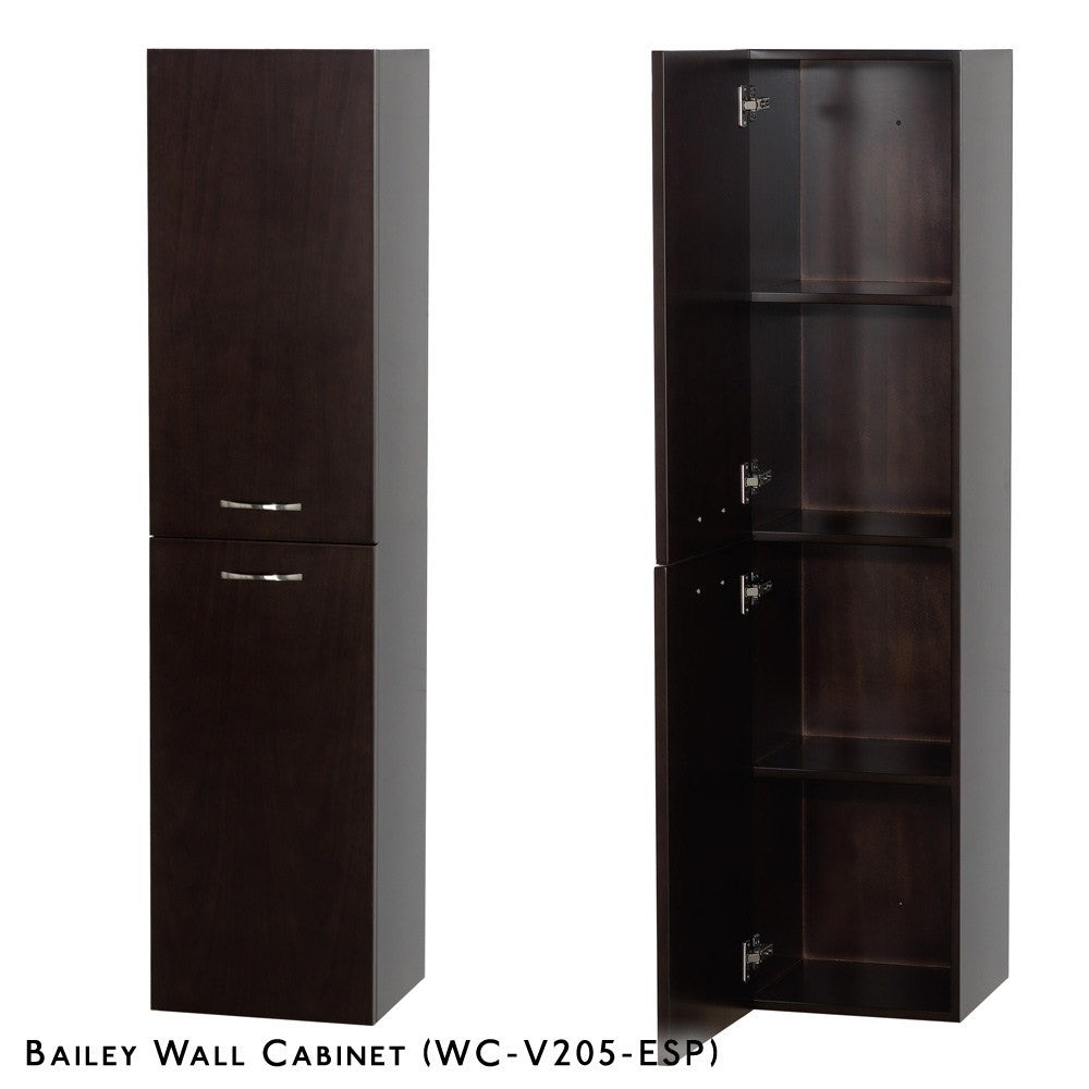 Wyndham Collection Daytona 71" Double Bathroom Vanity Set - Espresso