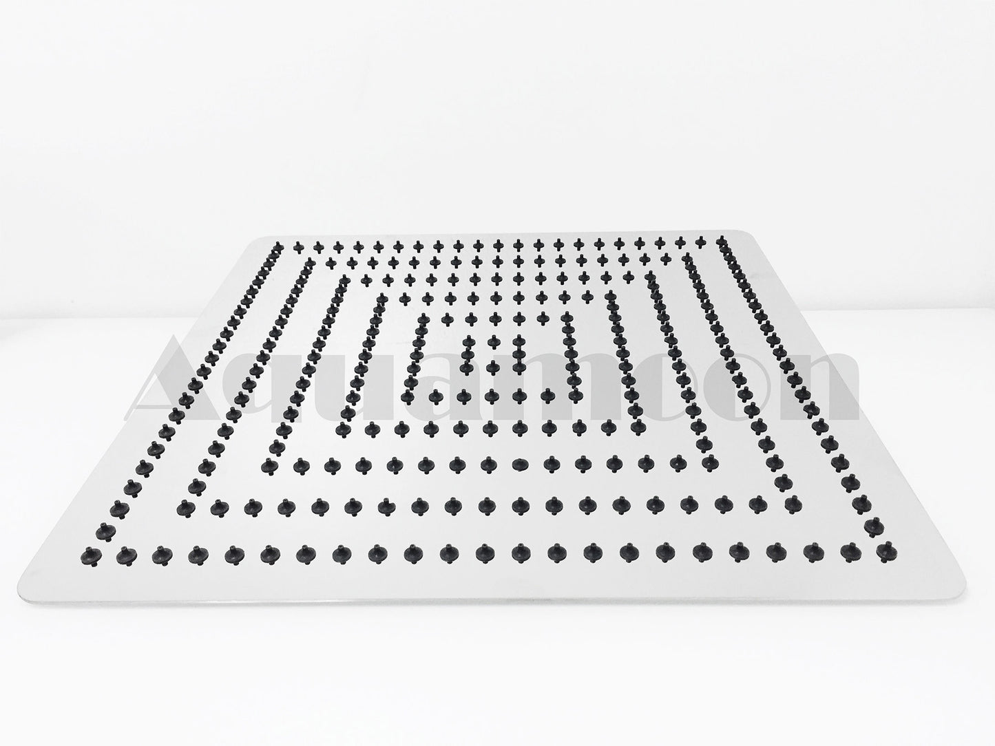 Aquamoon 16 Inch Square Ultra Thin Rain Shower Head - Chrome