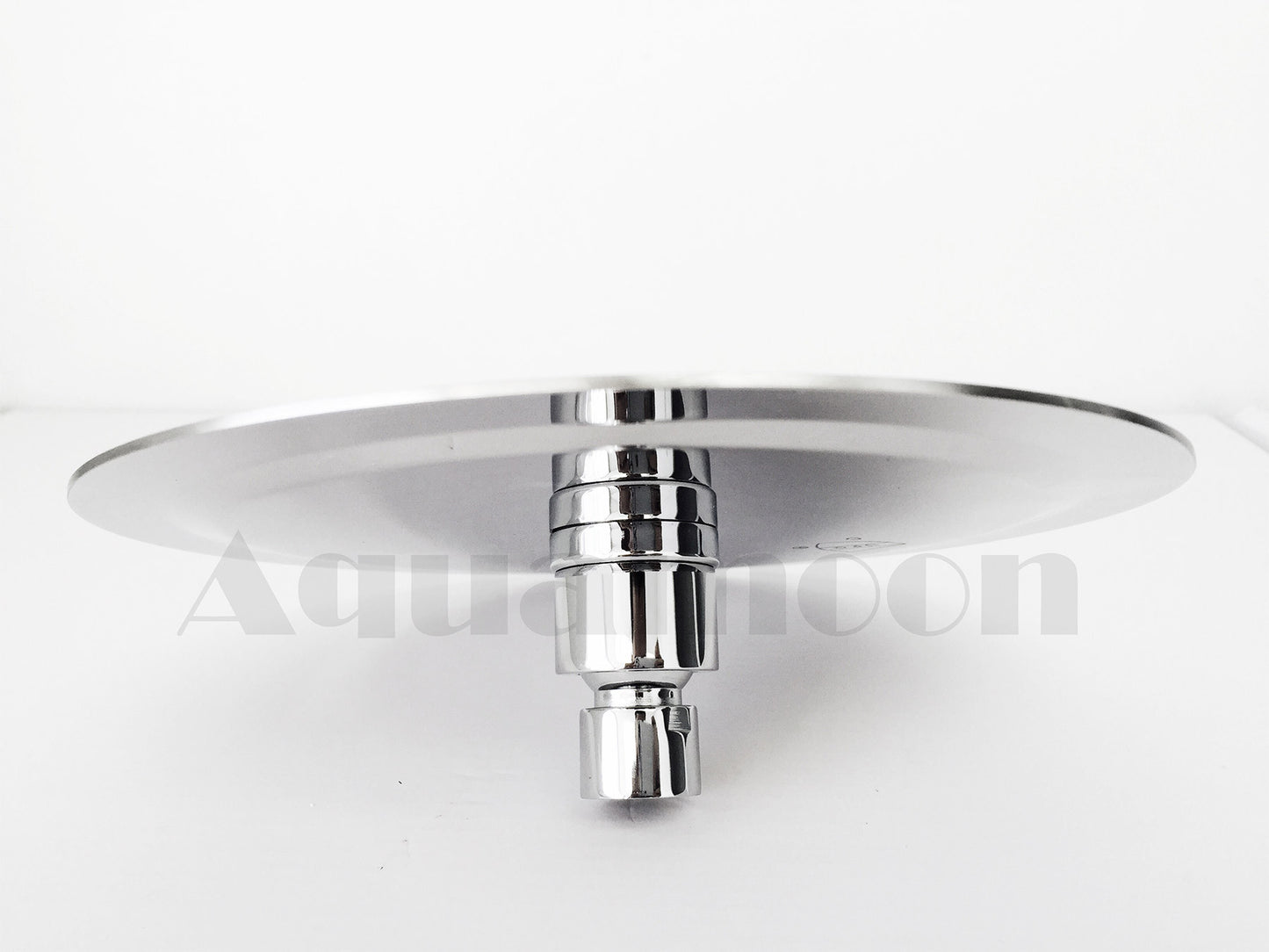 Aquamoon 8 Inch Round Ultra Thin Rain Shower Head - Chrome