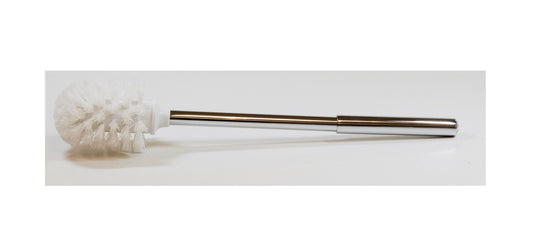 Iris wall toilet brush holder - Chrome/White