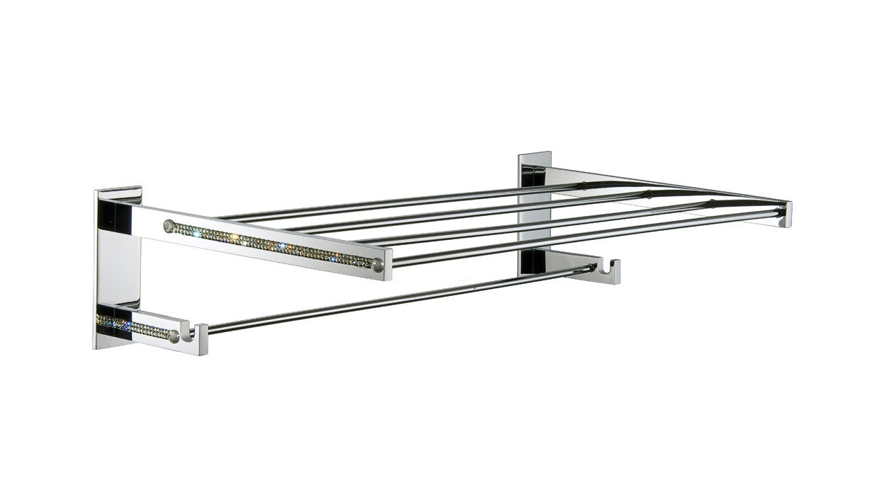 Carmen Towel Shelf - Chrome