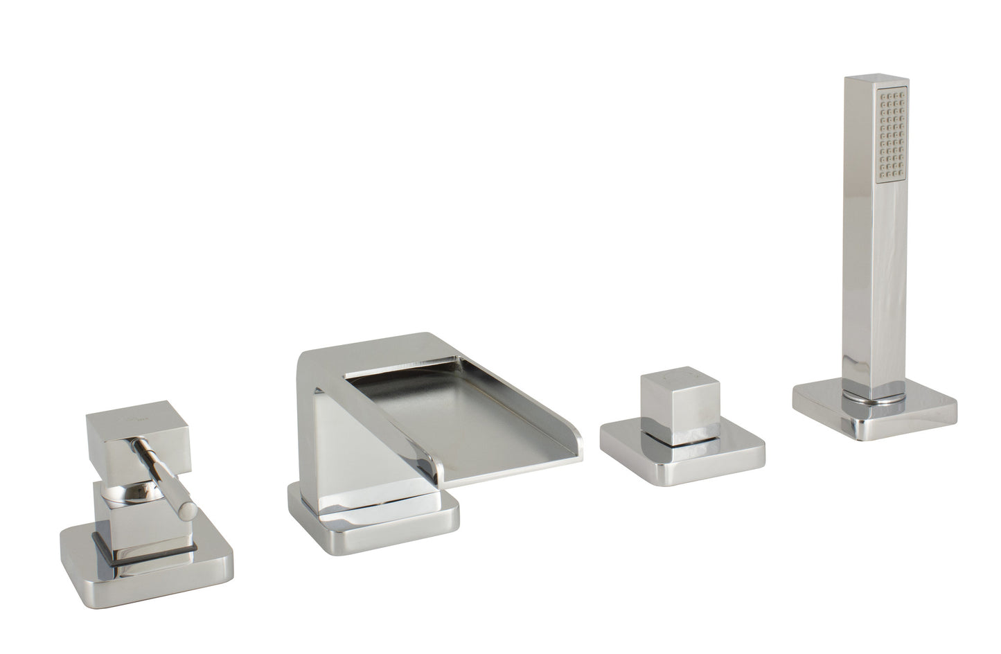 MZ Tetra Waterfall Roman Tub Faucet - Chrome