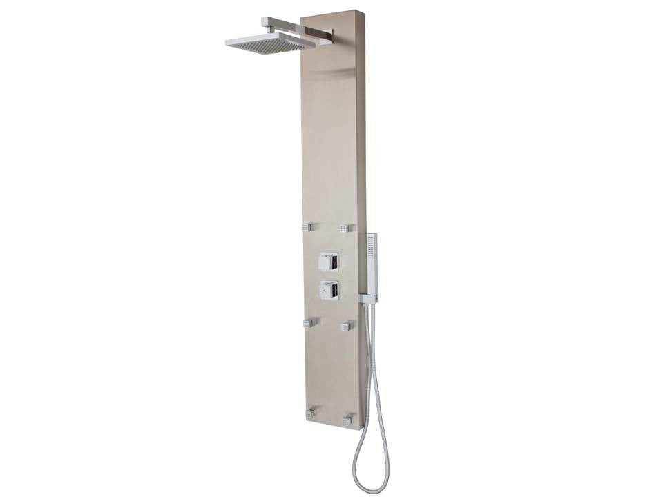 MZ Tetra Matt Stainless Steel Shower Panel