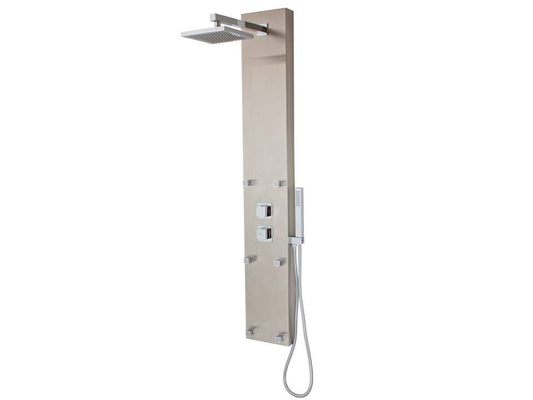 MZ Tetra Matt Stainless Steel Shower Panel