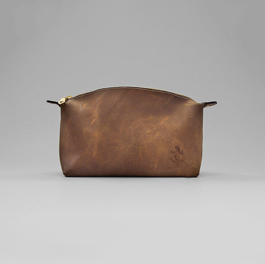 Hadleigh's Leather Wash Bag