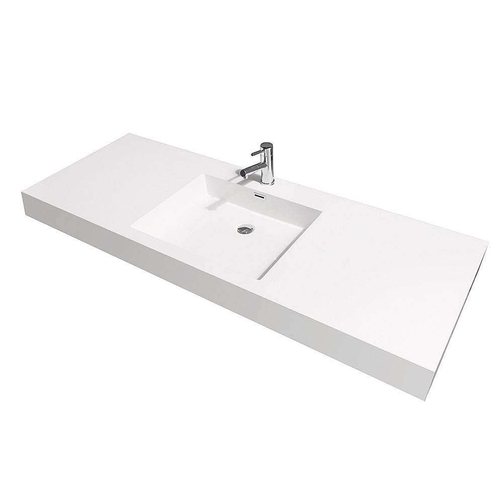 Axa 60 inch Single Bathroom Vanity in Dove Gray