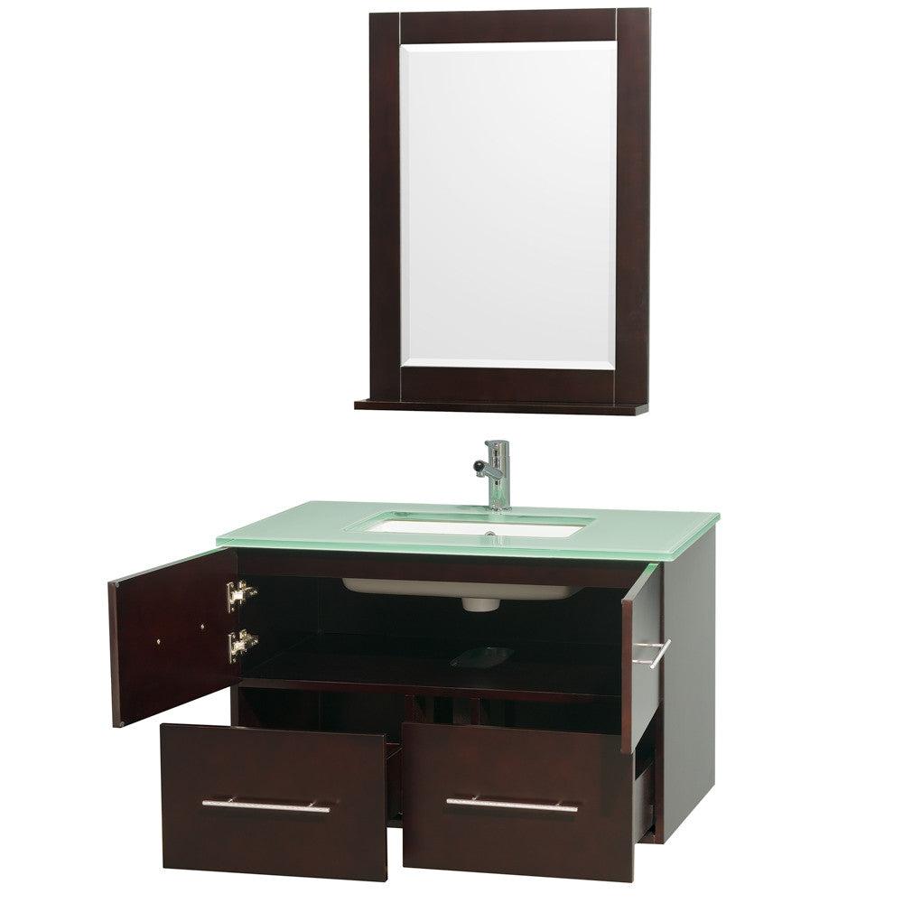 Centra 36 inch Single Bathroom Vanity Set -Espresso