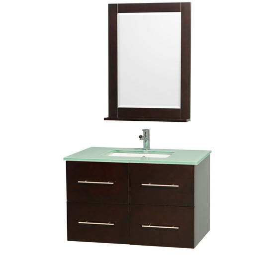 Centra 36 inch Single Bathroom Vanity Set -Espresso
