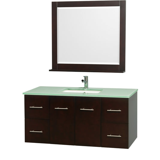 Centra 48 inch Single Bathroom Vanity Set -Espresso