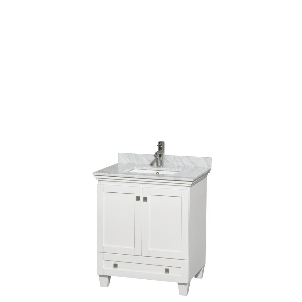 Acclaim 30 inch Single Bathroom Vanity in White