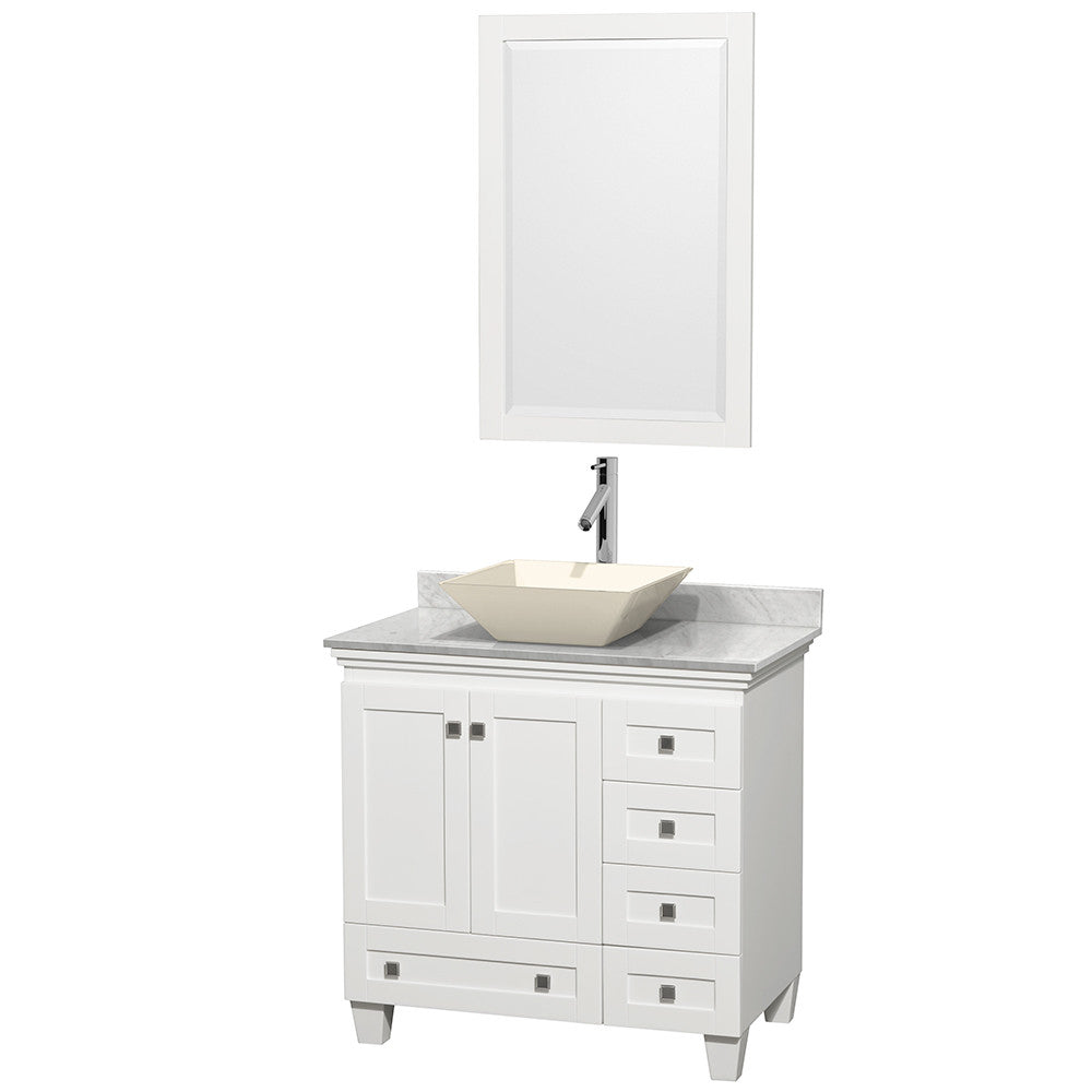 Acclaim 36 inch Single Bathroom Vanity in White