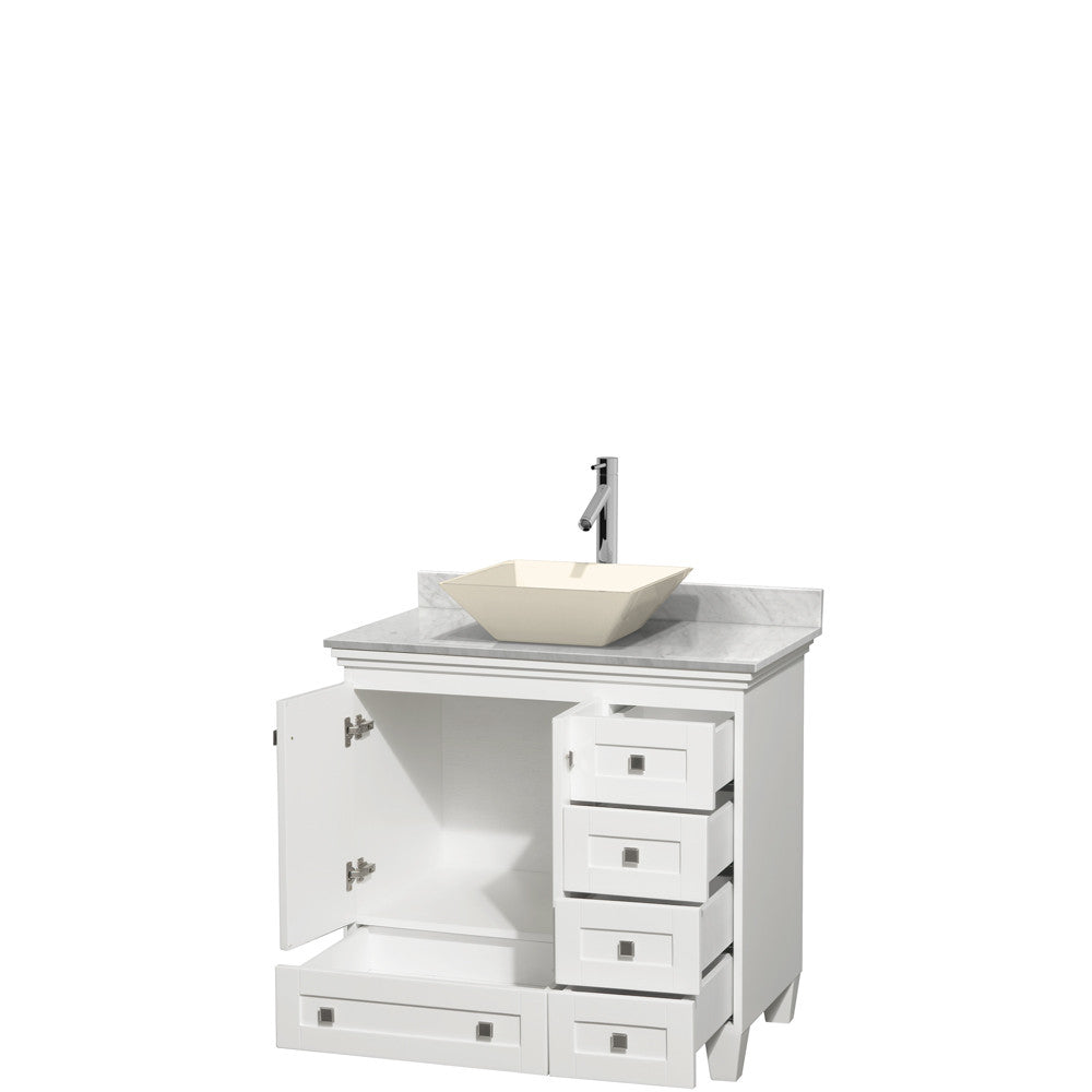Acclaim 36 inch Single Bathroom Vanity in White