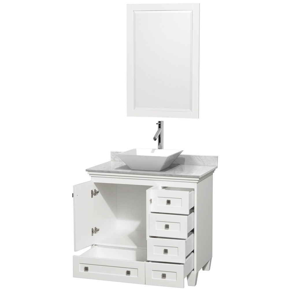 Acclaim 36 inch Single Bathroom Vanity in White
