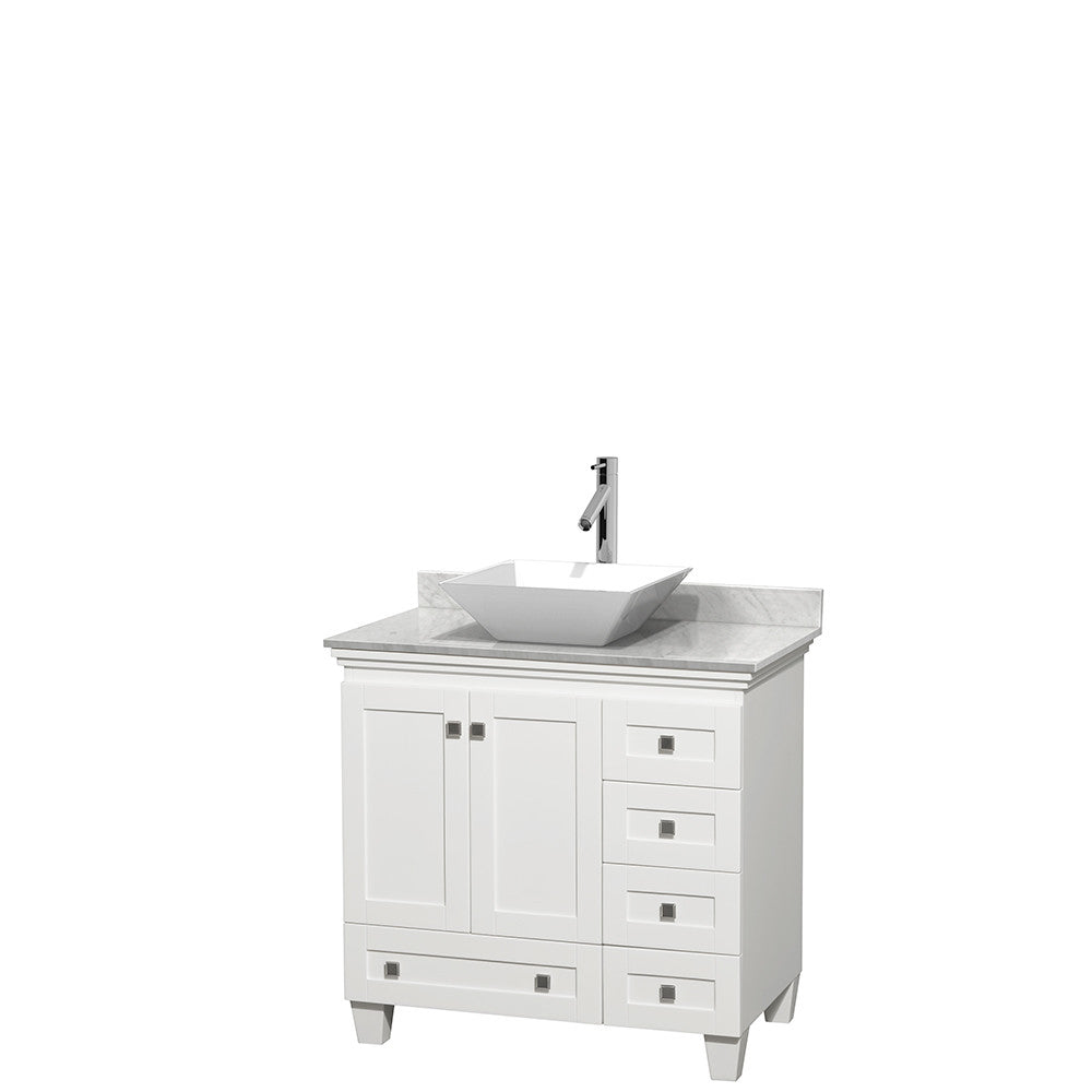 Acclaim 36 inch Single Bathroom Vanity in White