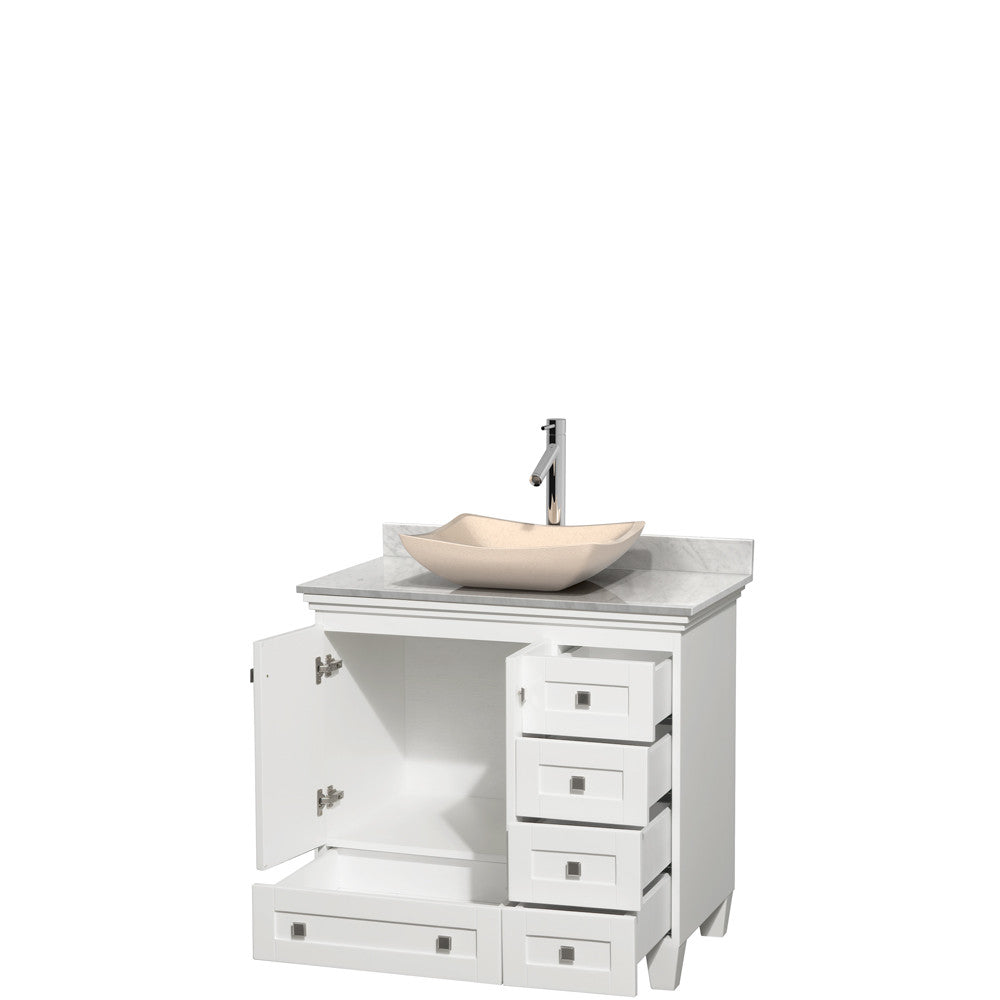 Acclaim 36 inch Single Bathroom Vanity in White