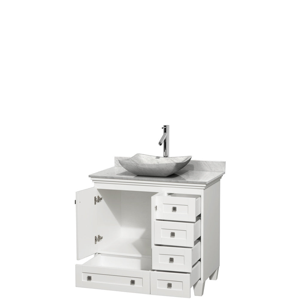 Acclaim 36 inch Single Bathroom Vanity in White