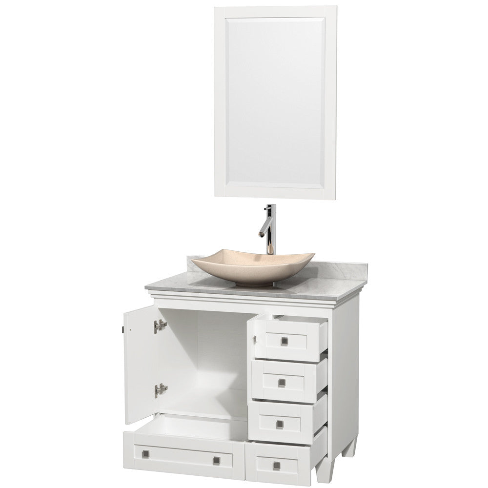 Acclaim 36 inch Single Bathroom Vanity in White