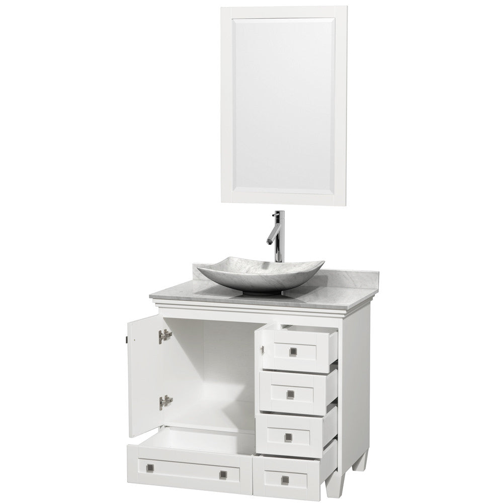 Acclaim 36 inch Single Bathroom Vanity in White