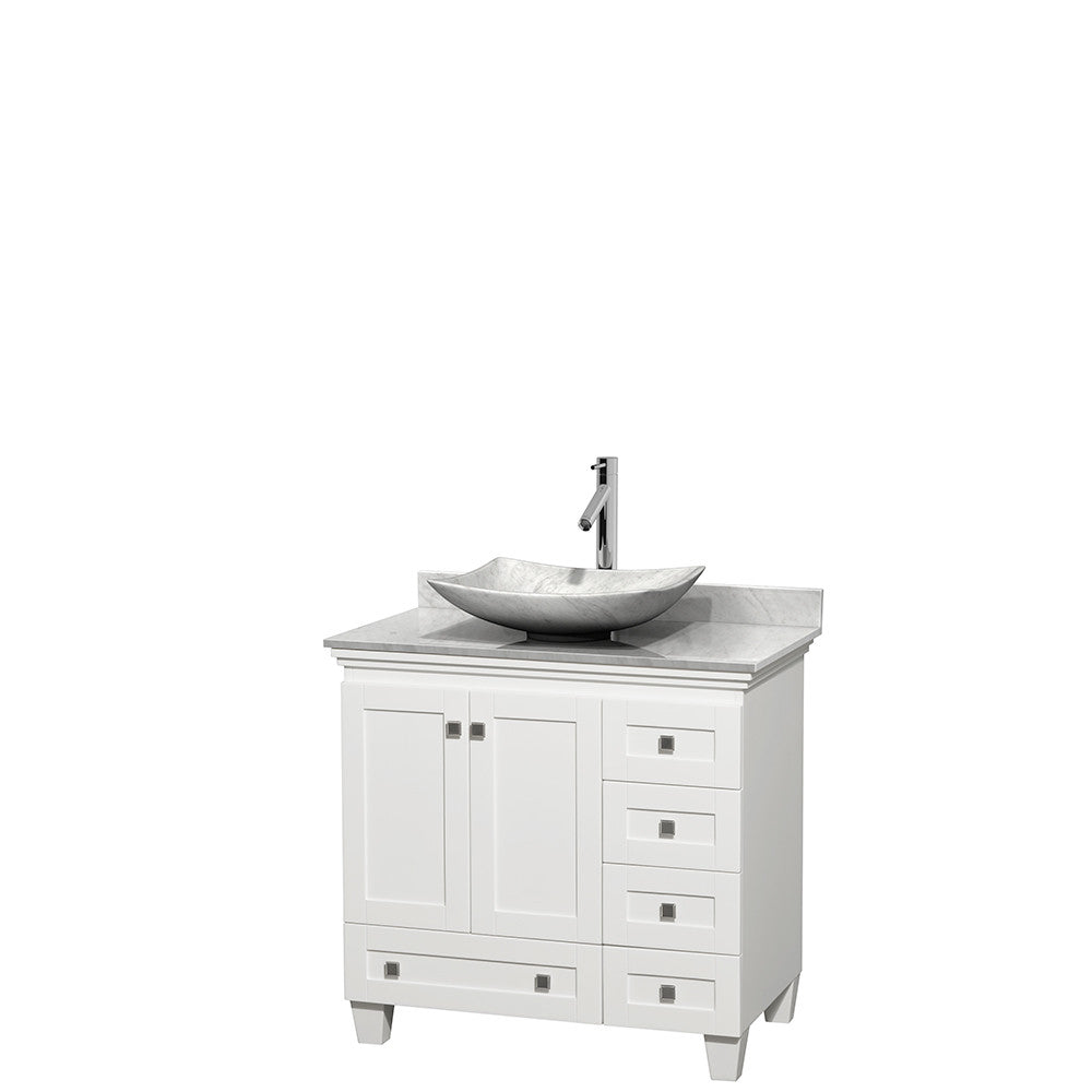 Acclaim 36 inch Single Bathroom Vanity in White