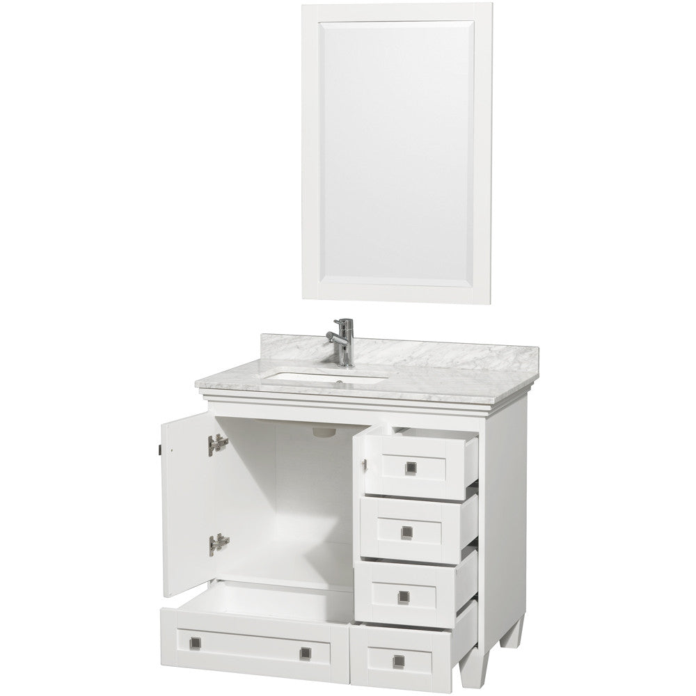 Acclaim 36 inch Single Bathroom Vanity in White