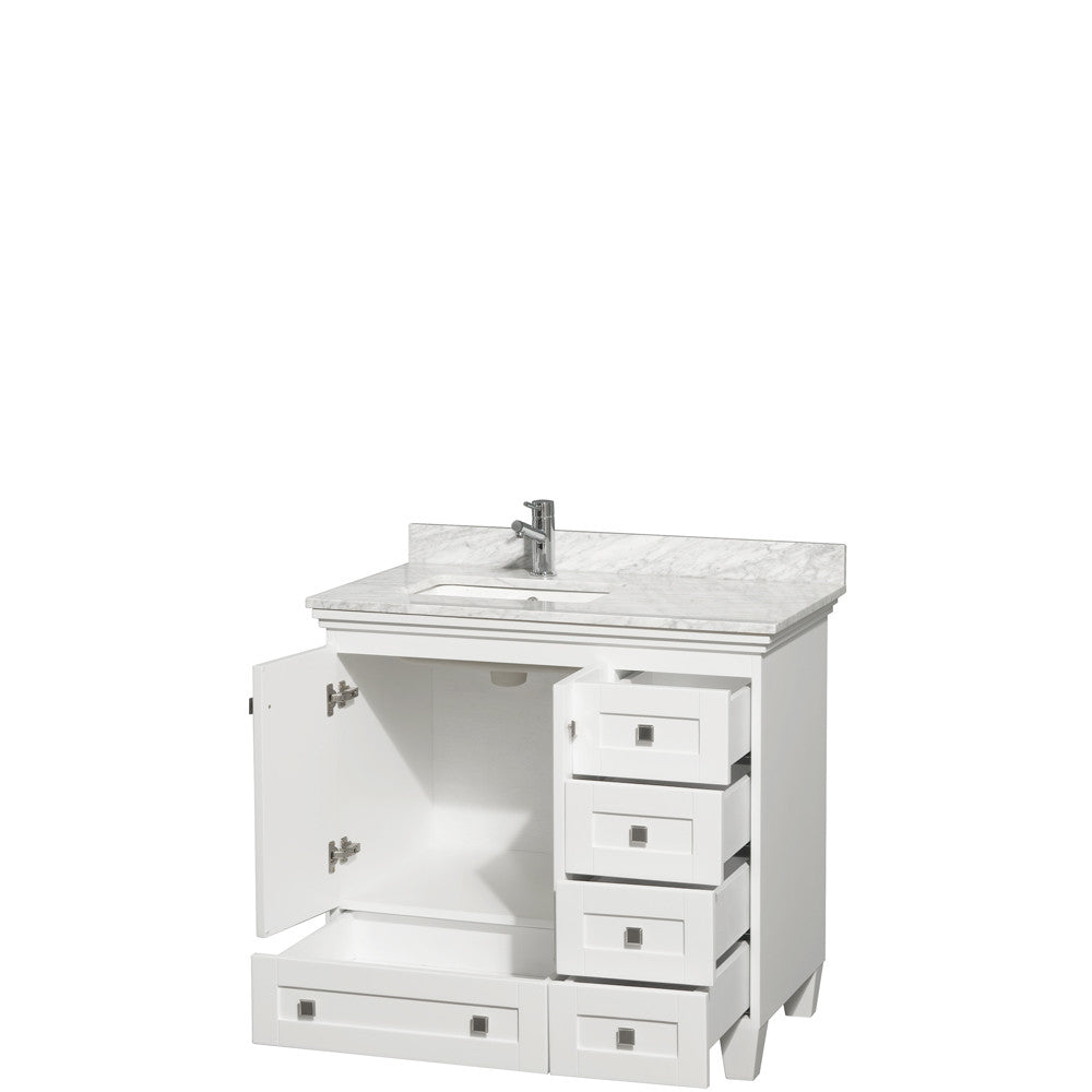 Acclaim 36 inch Single Bathroom Vanity in White