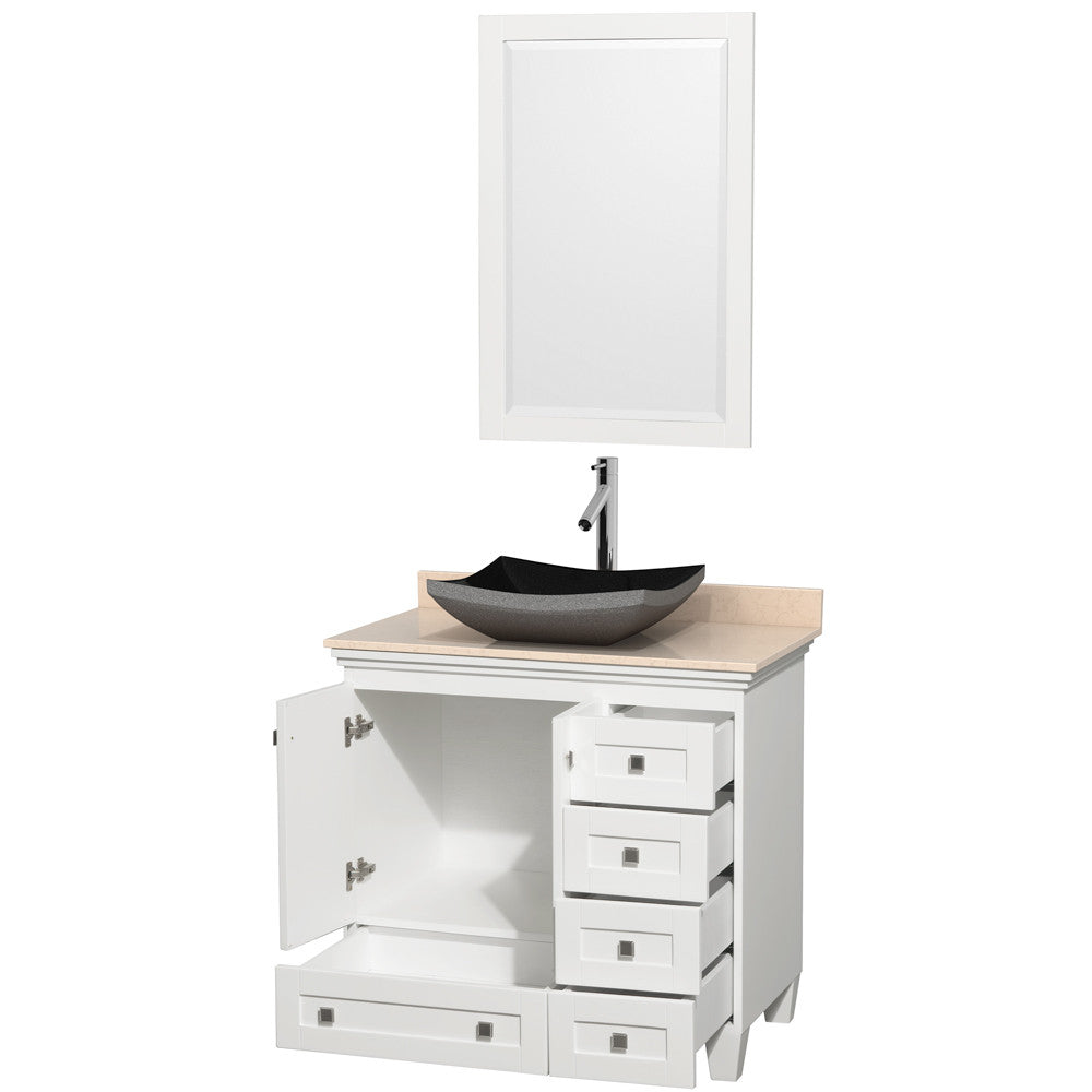 Acclaim 36 inch Single Bathroom Vanity in White